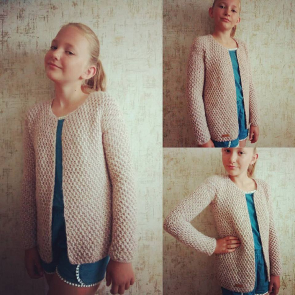 Cardigan for a girl 3