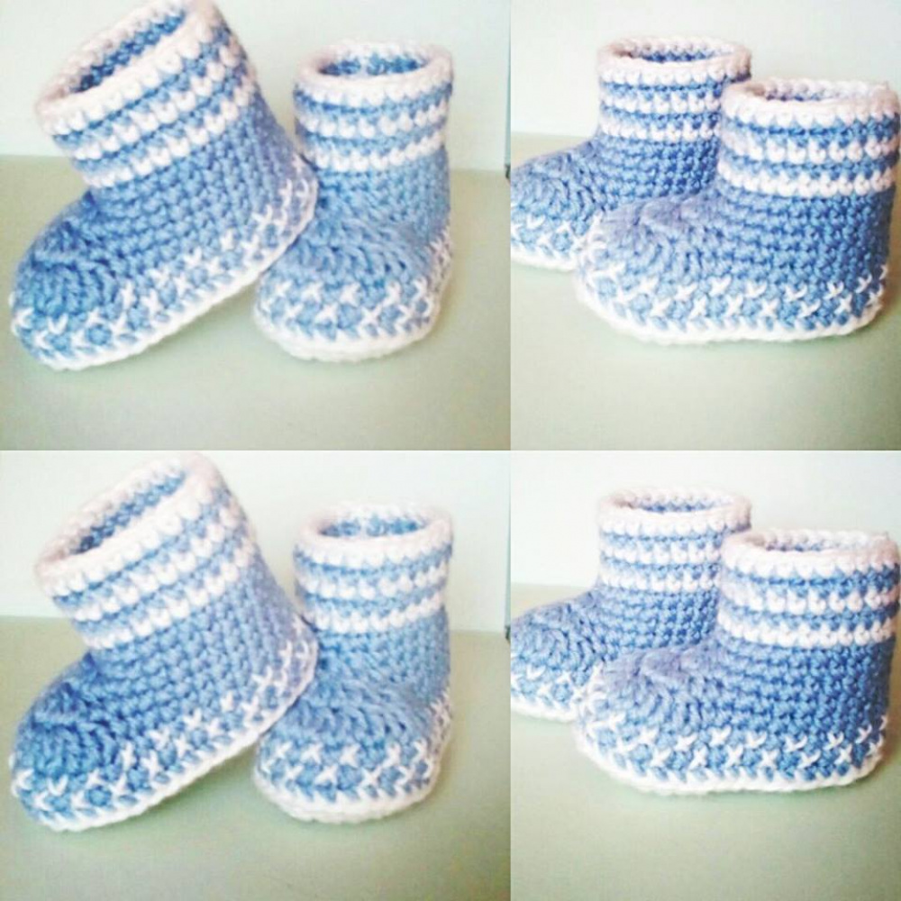 Crochet Baby Boots 10