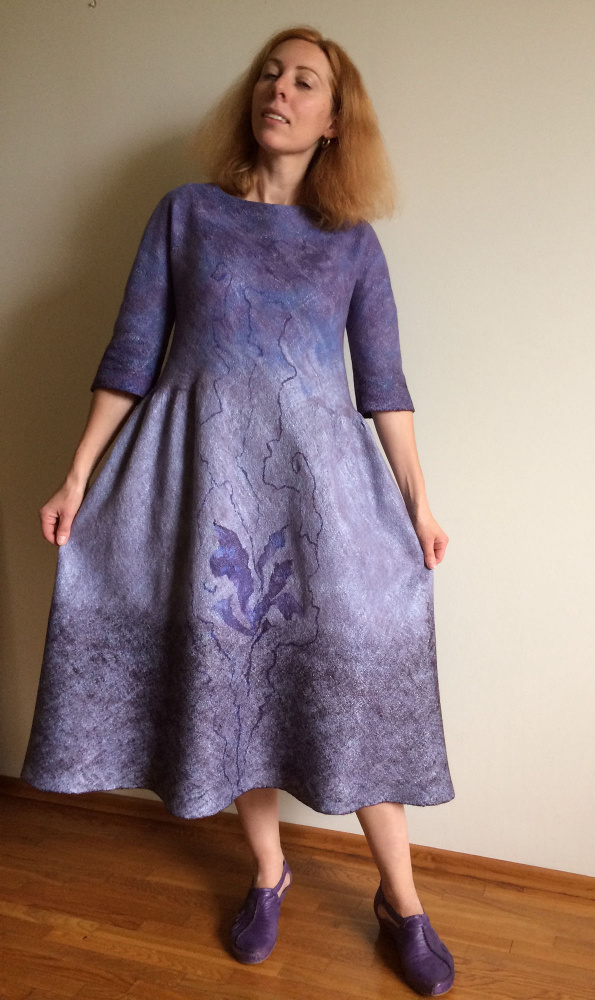 Nunofelt Lilac dress