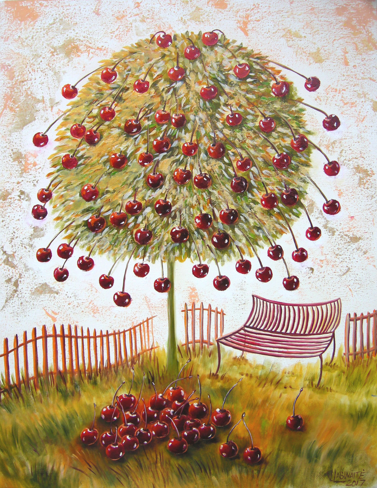 150 eur_Vasaros vyšnia 55x70