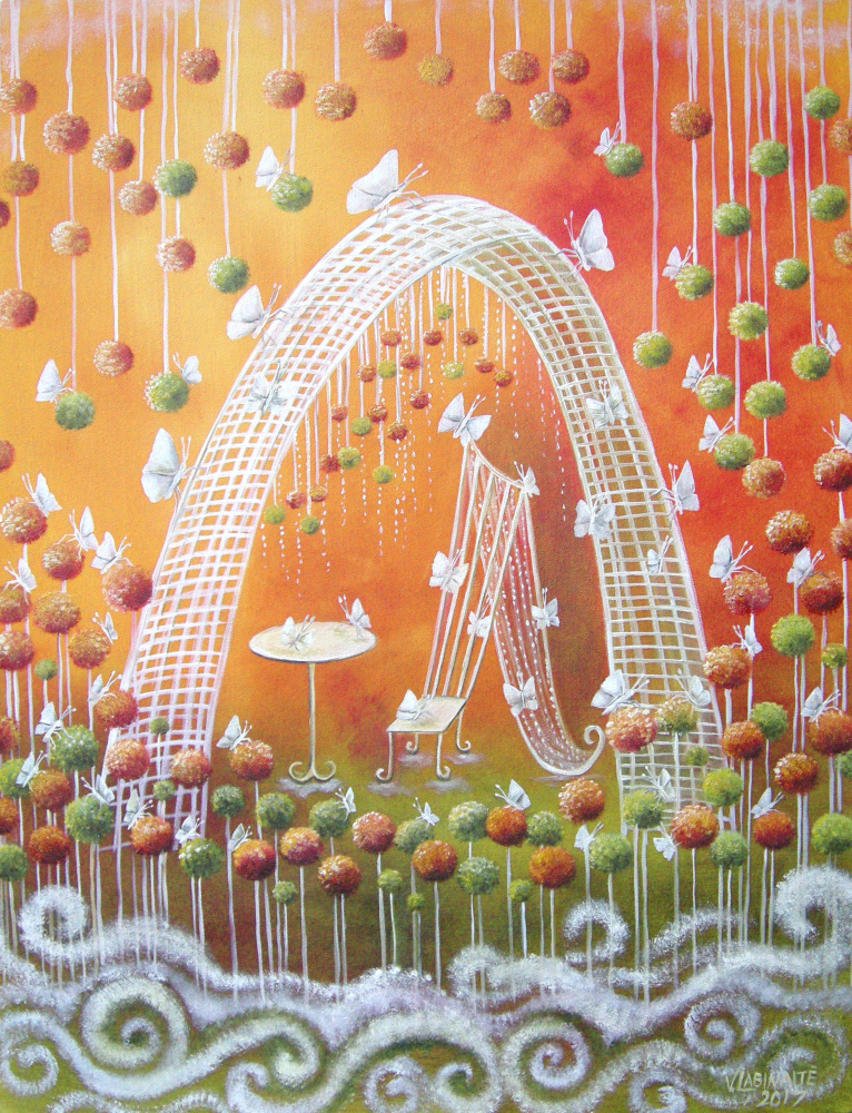 130 eur_Drugelių karalystė 50x60