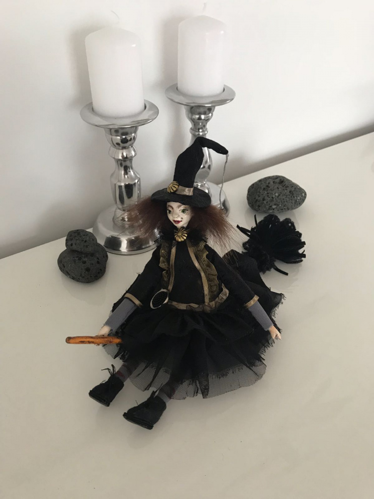 handmade witch dolls