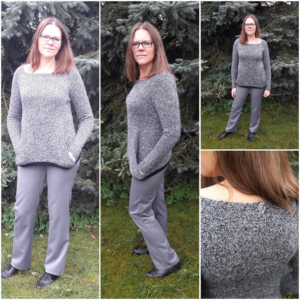 Hand knitted wool jumper