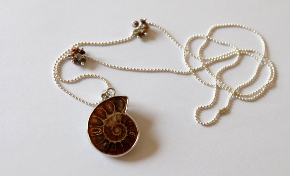 Necklace with ammonium ....