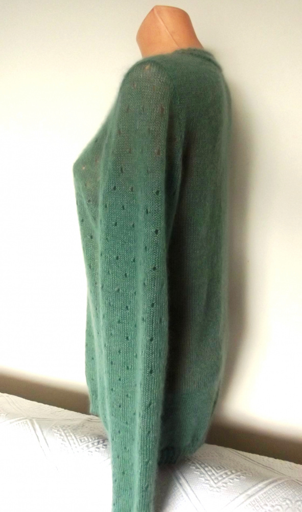 Mohair green sweater picture no. 2