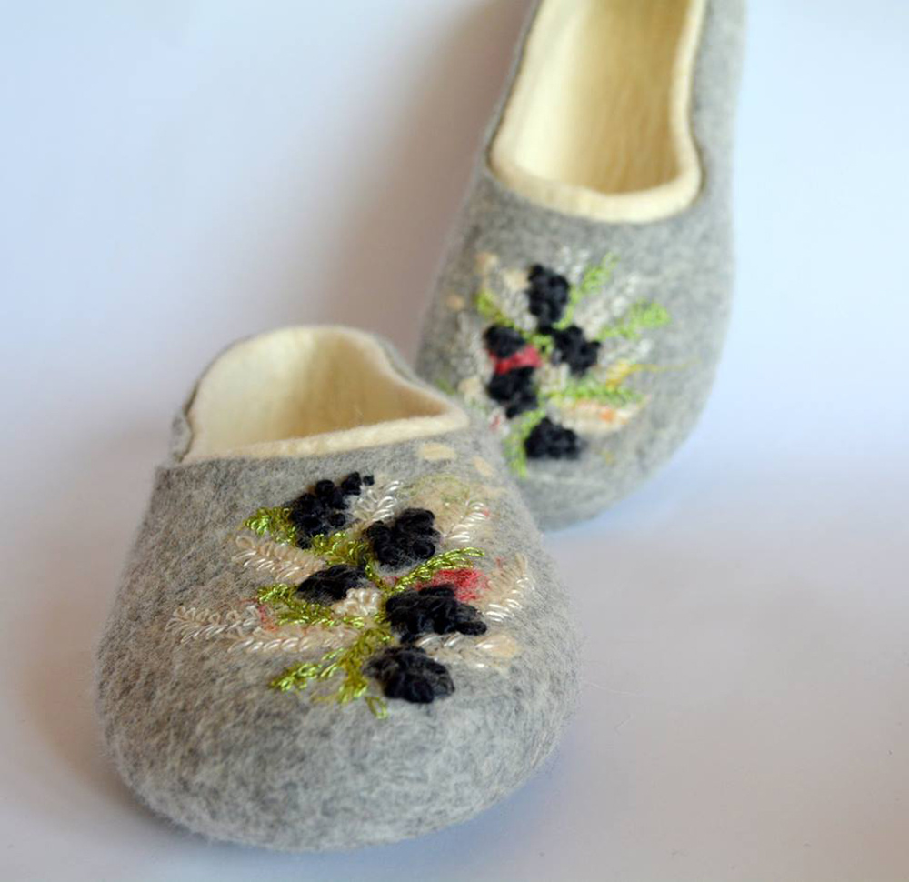 Felted slippers 