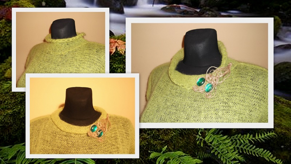 Blouse ,,Greenery" picture no. 3