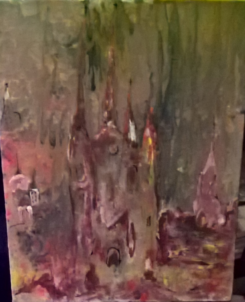 burning city