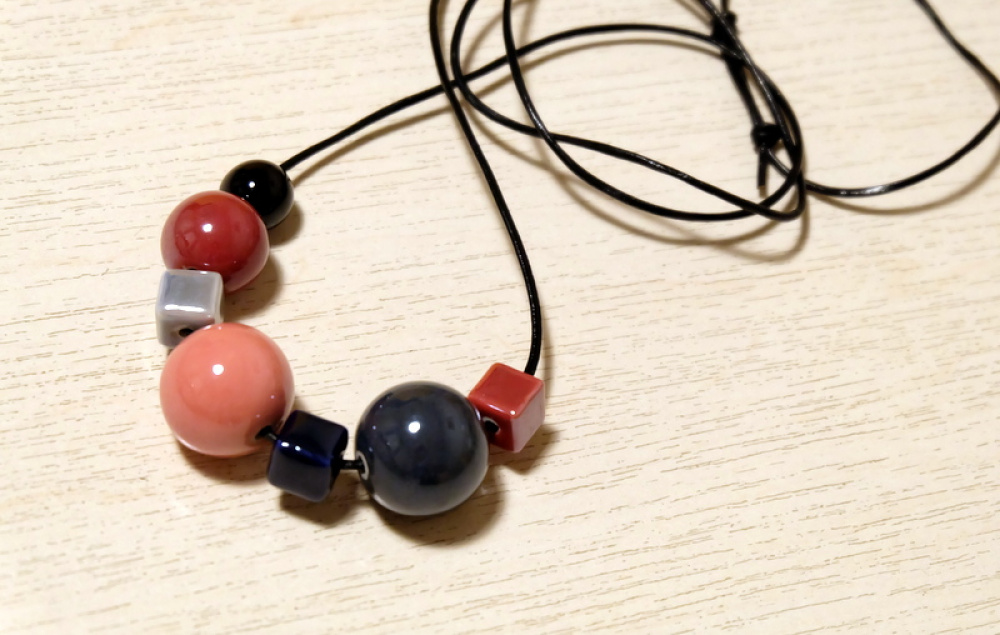 Funny, moody necklace