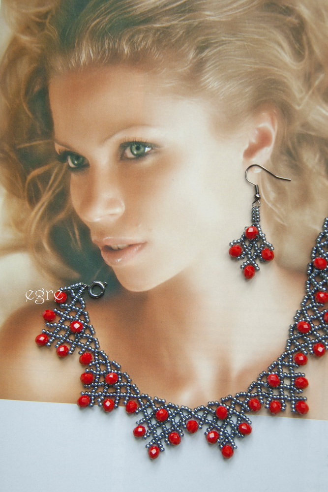 Choker & Earrings