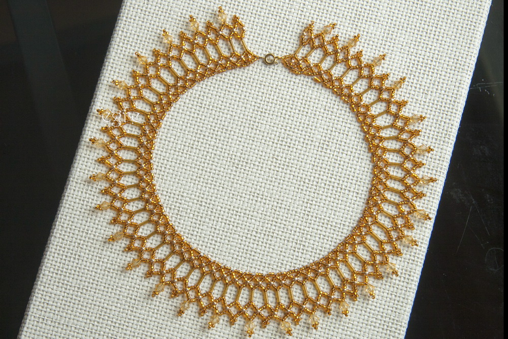 Collar Gold Glitter