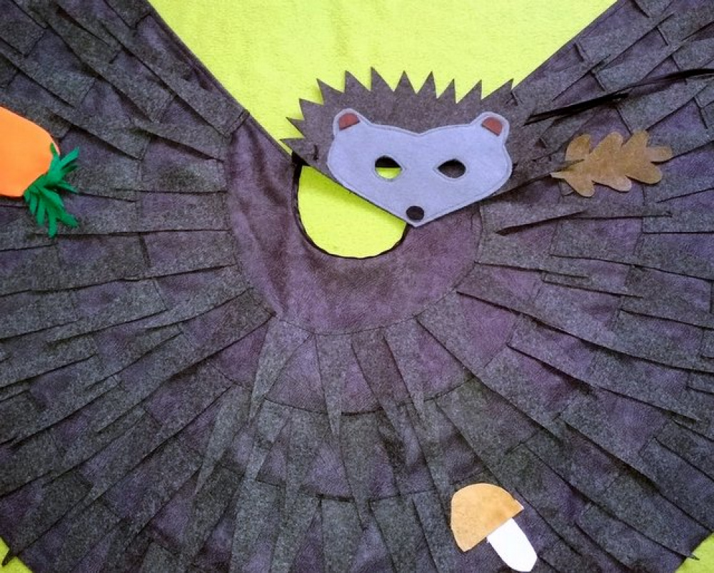 Hedgehog carnival costume for kids