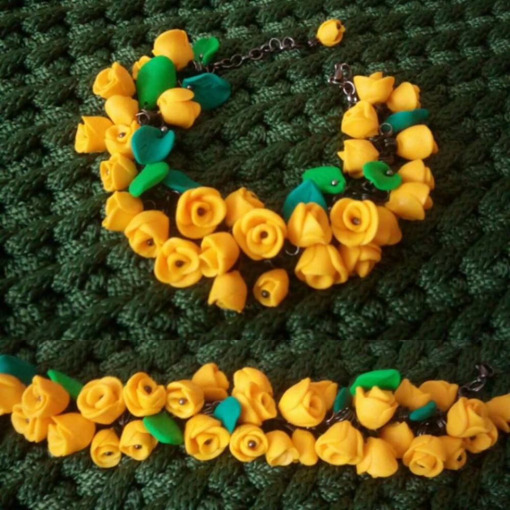 Bracelet Yellow Roses