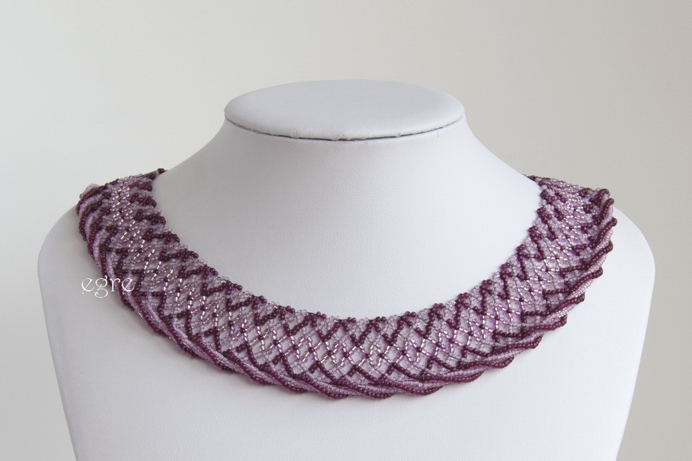 Necklace Raspberry Colors