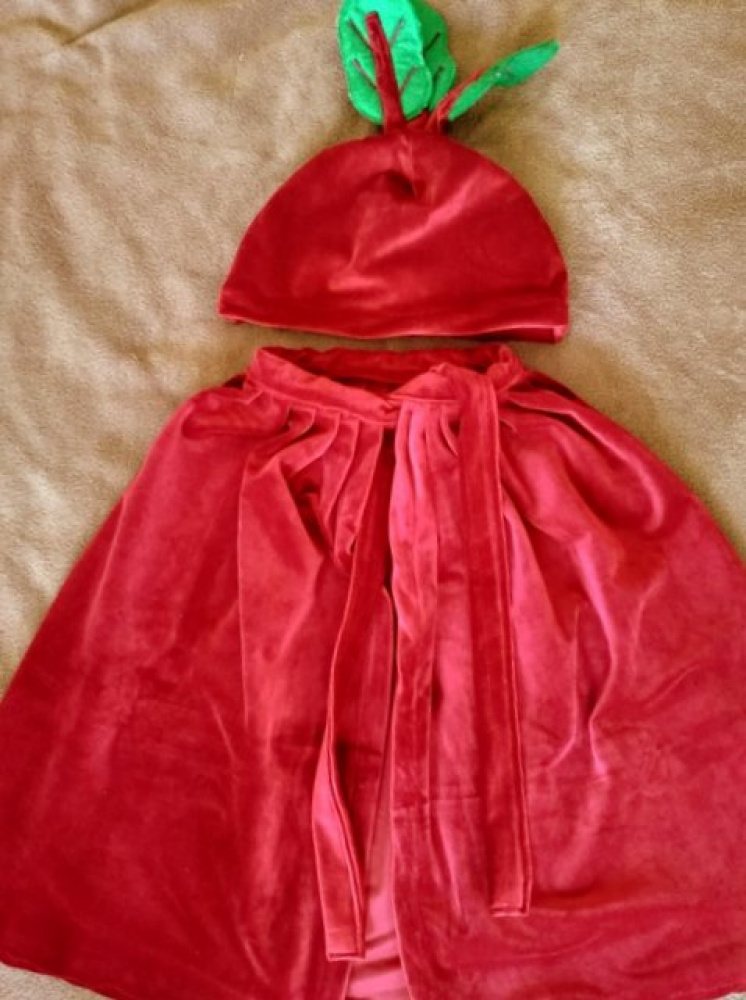 Beetroot, radish carnival costume for kids picture no. 2