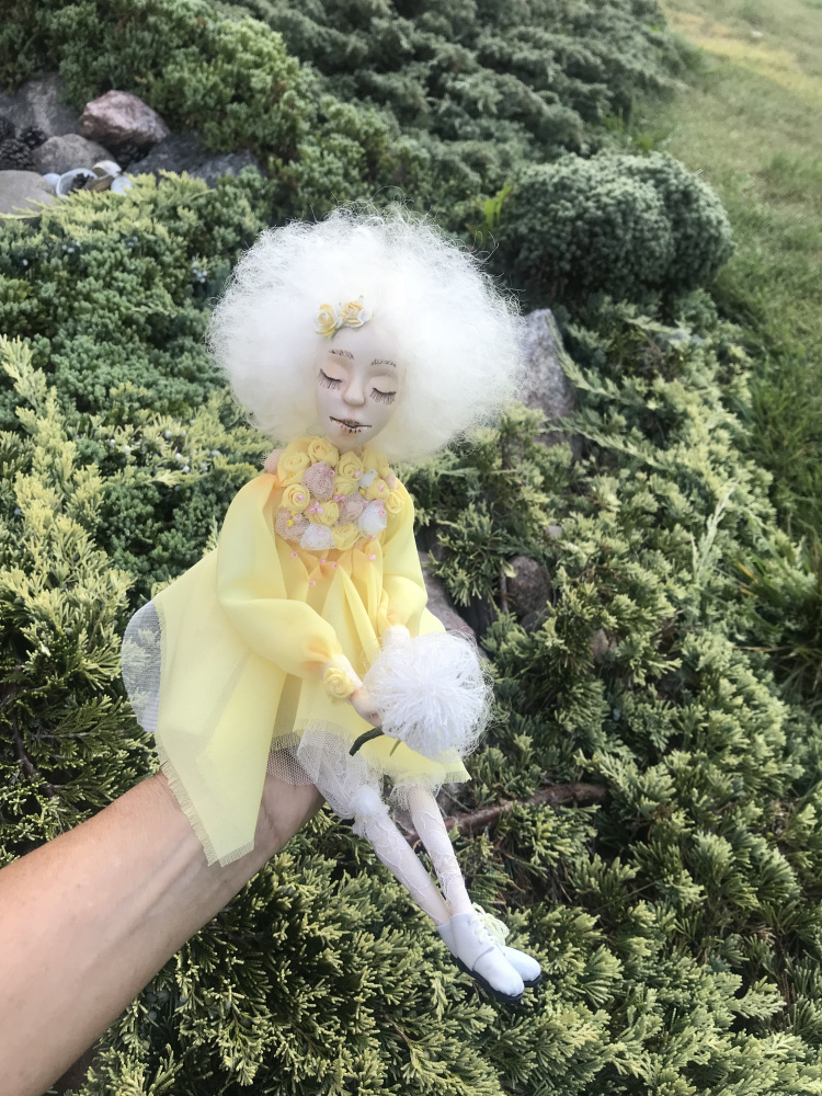 Polymer clay doll artist daliia Handmade dolls toys ideas made by Making