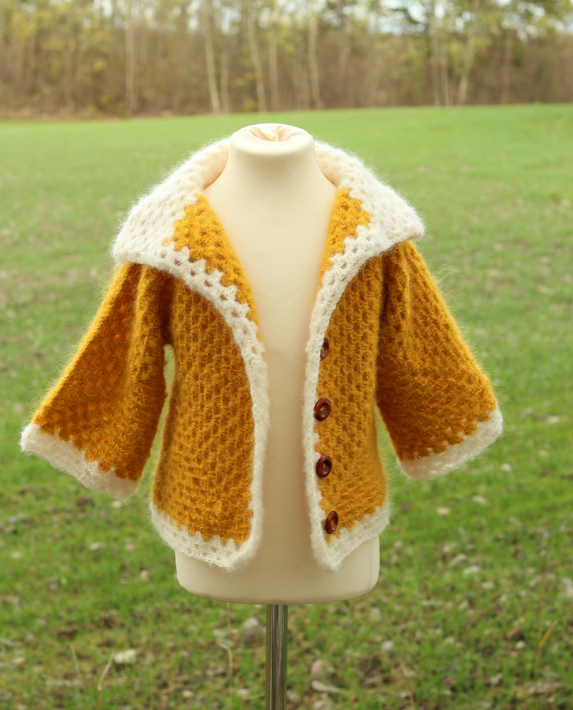 Crochet girl cardigan picture no. 3