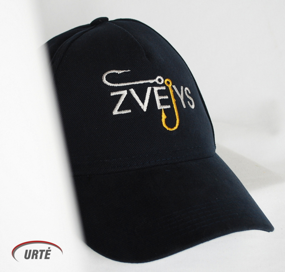 Dovana žvejui - siuvinėta kepurėlė