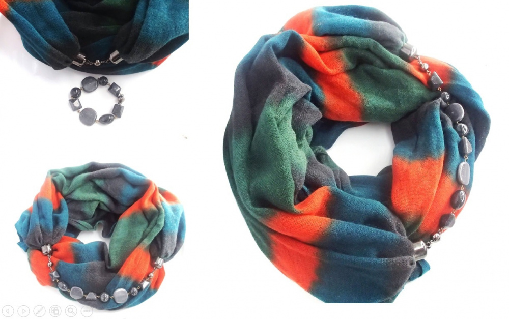 Scarf "Warm Autumn" picture no. 2