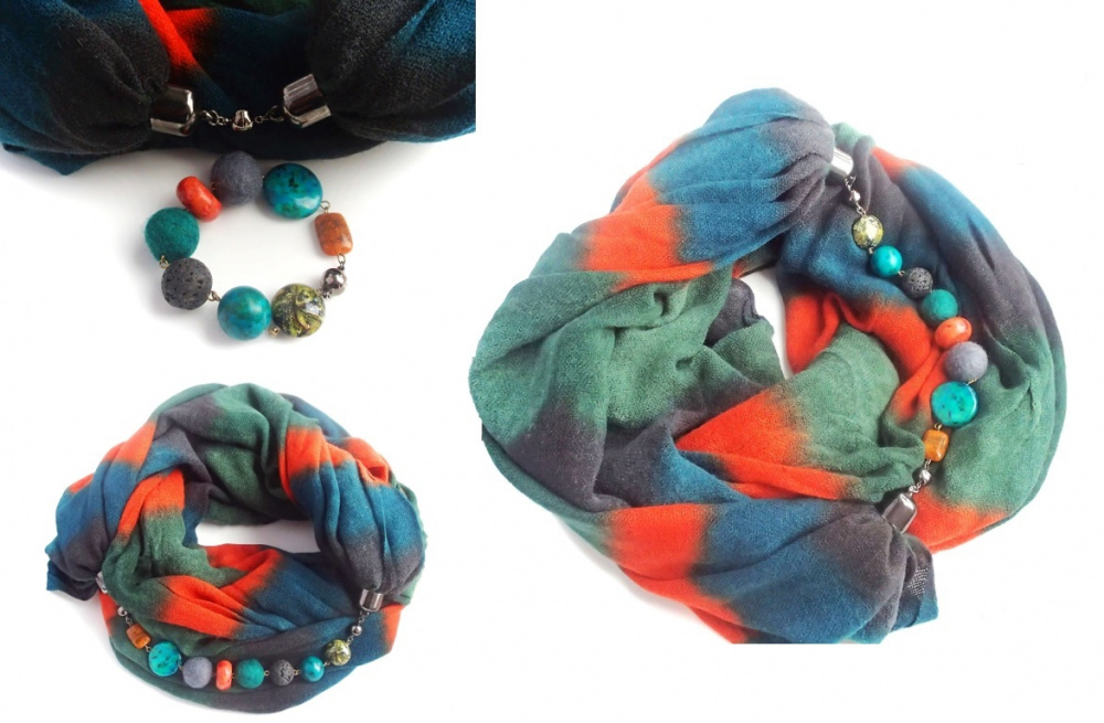 Scarf "Warm Autumn" picture no. 3