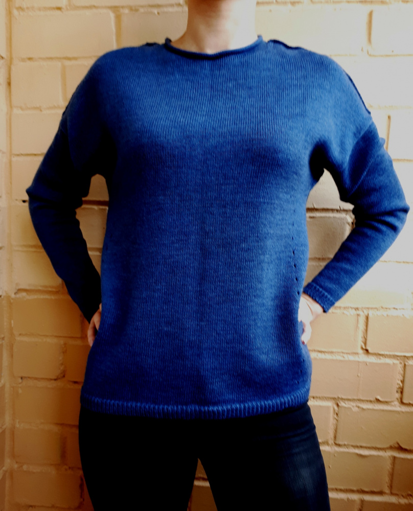 Sweater tunic "Blue dream"