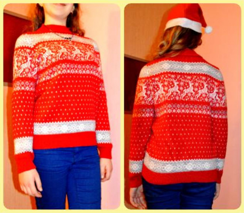  Sweater "Christmas elk dance"