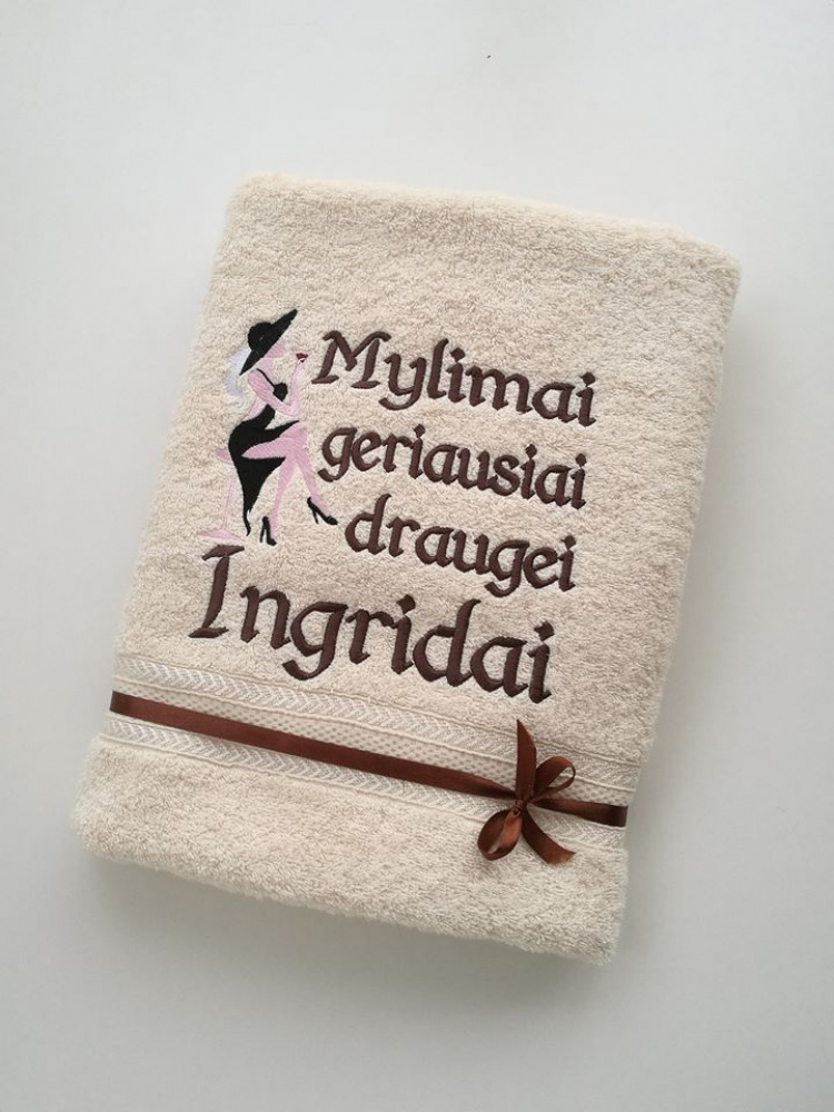 Rankšluostis "Geriausiai draugei"
