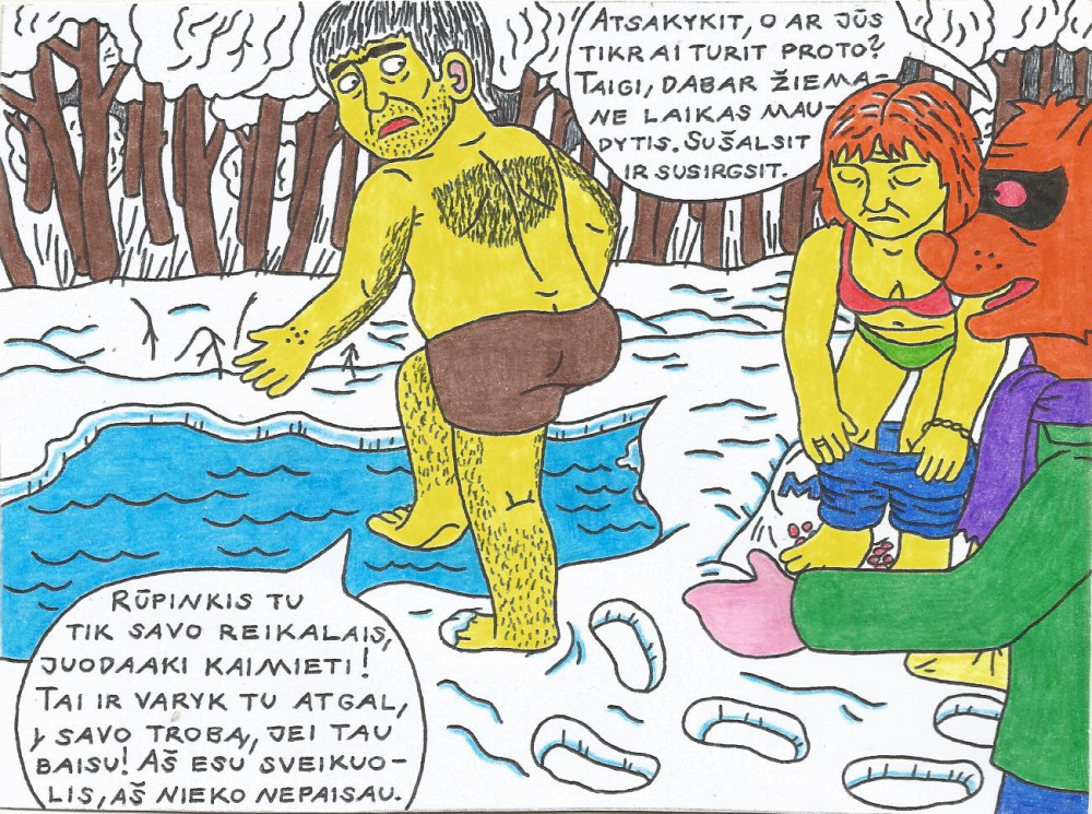 Katinų "Papyvesio" sodyboje lankėsi labai pikta sveikuolių pora iš Kauno