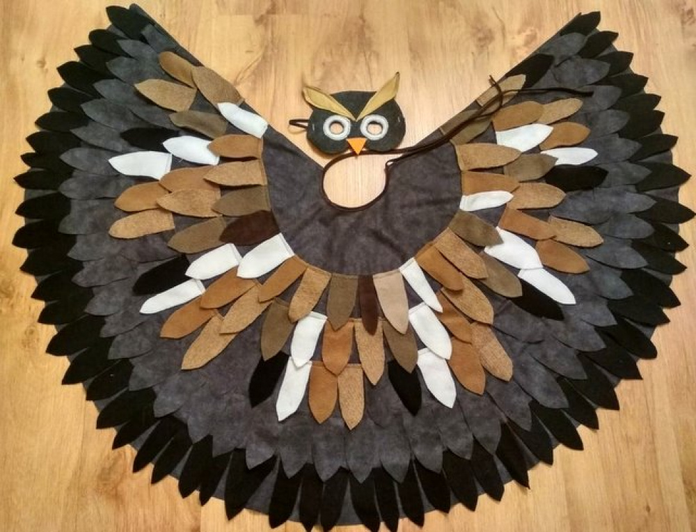 Owl carnival  costume for kids