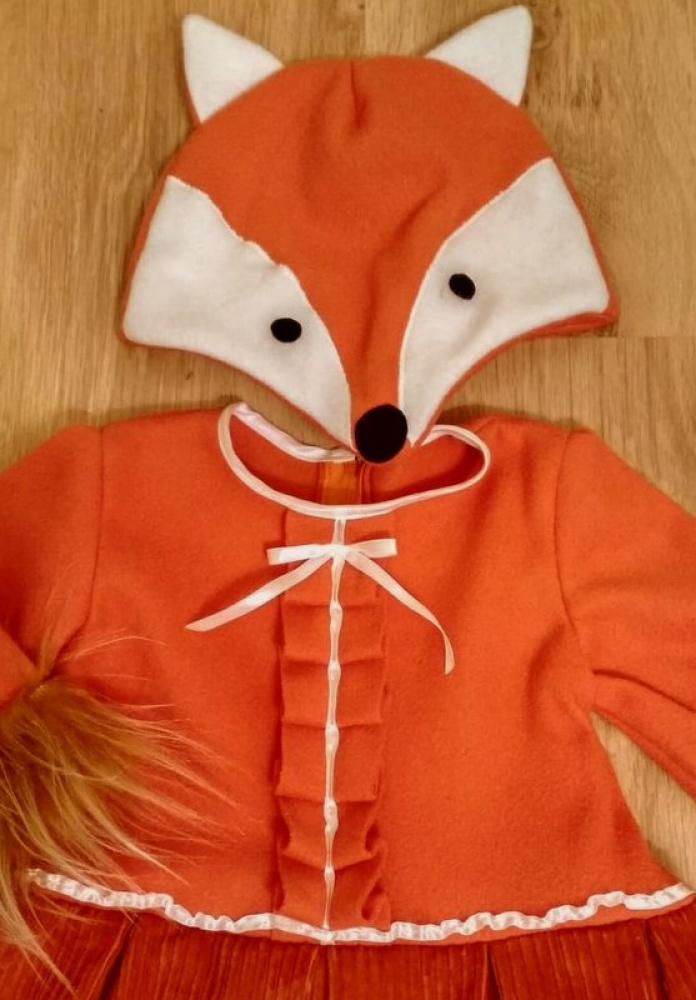 Fox carnival costume for girls