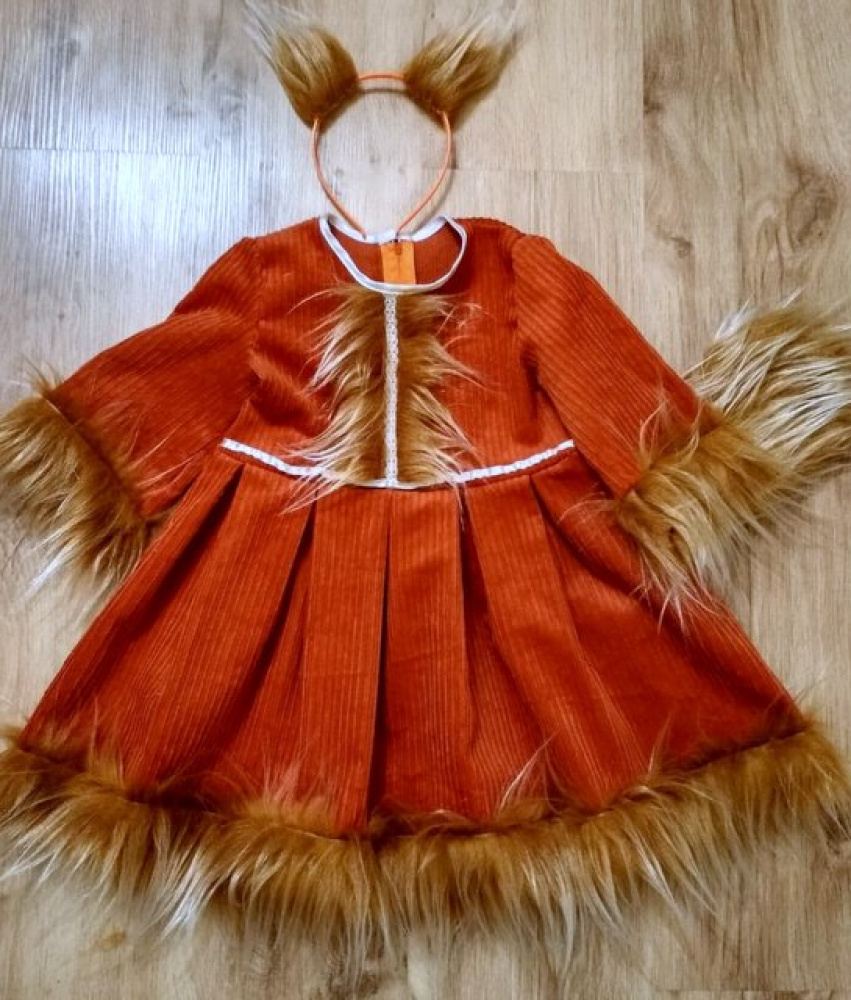 Squirrel carnival costume for the girl: +100-106cm;