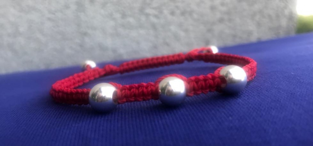 Bracelet with silver details