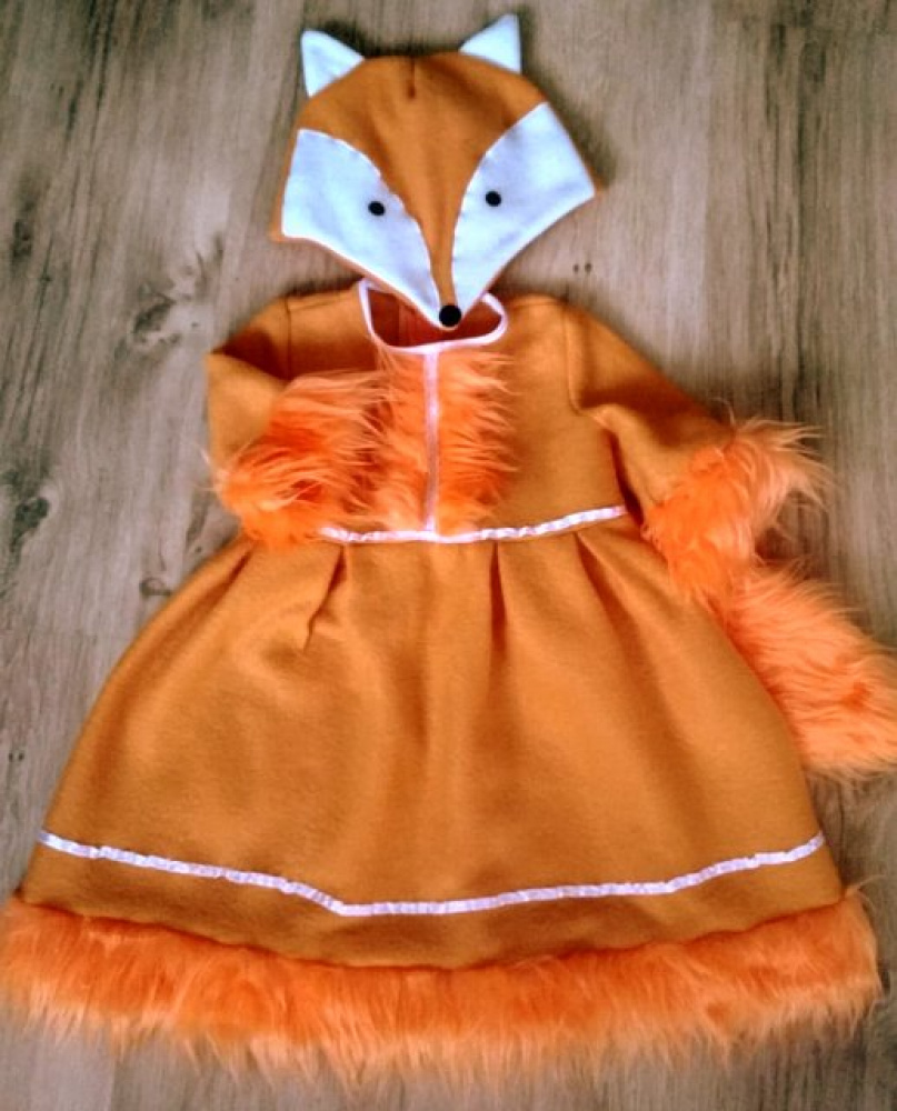 Fox carnival Costume for girls