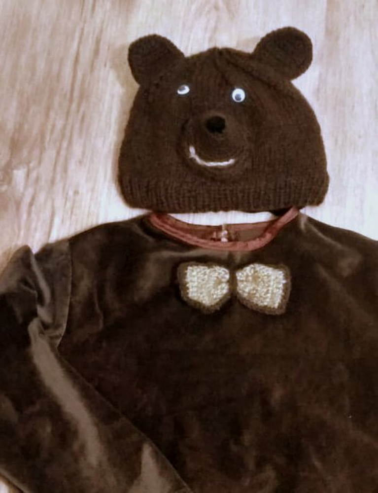 Bear Carnival Costume for kids + -122 -128cm