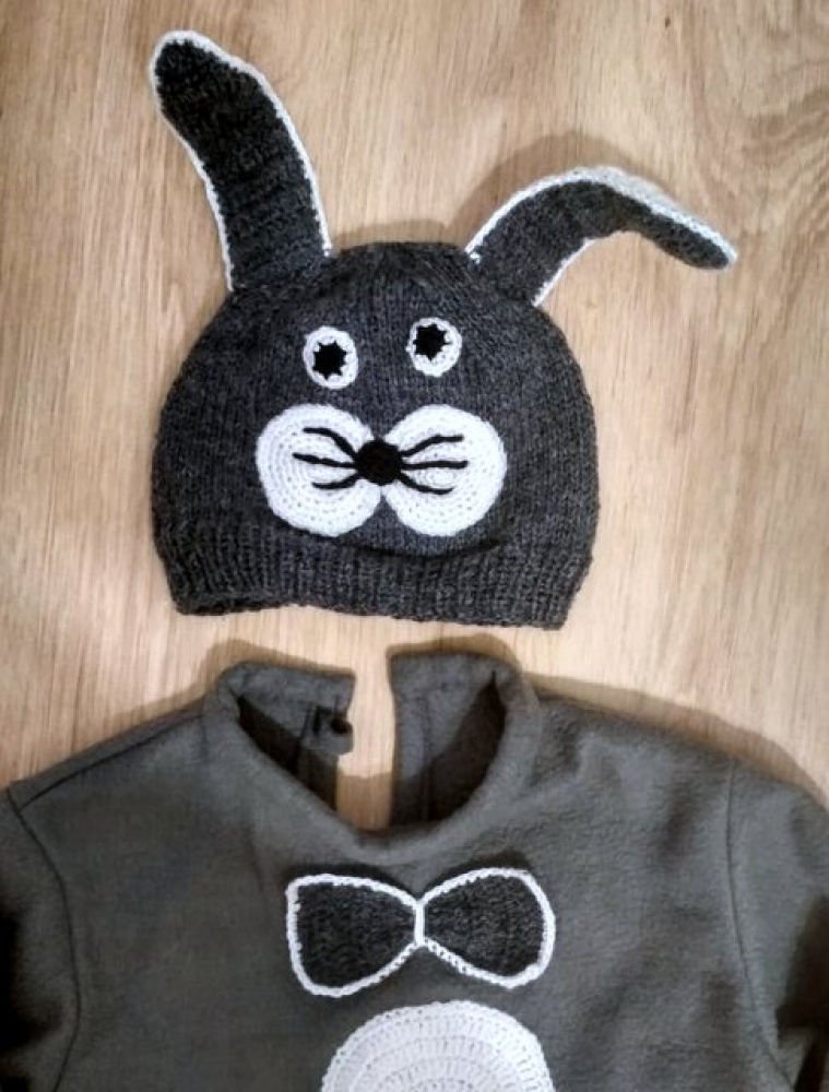 Bunny, hare carnival costume for kids