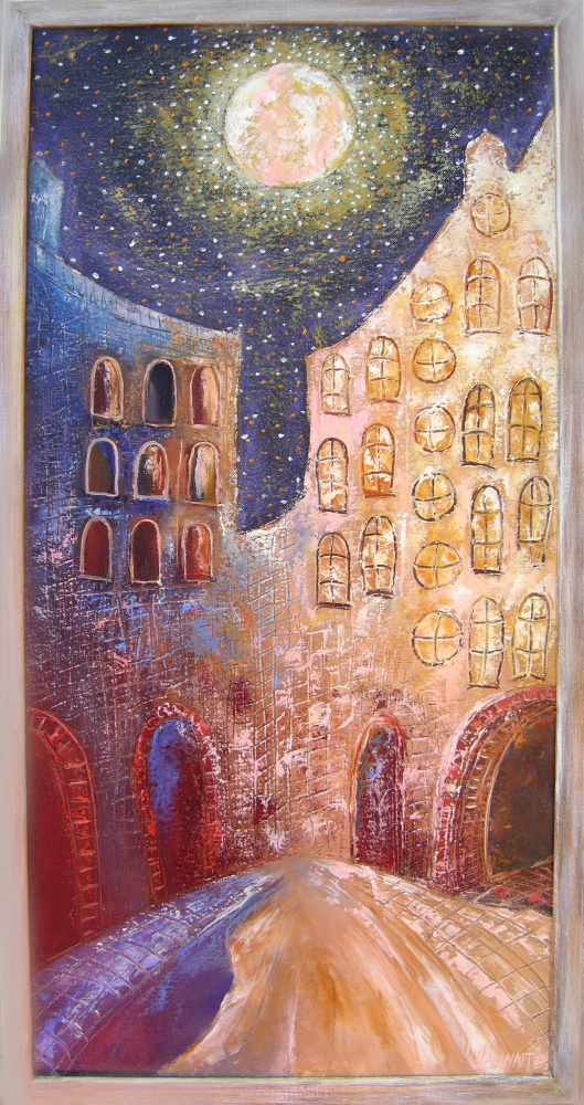 Naktis mieste 35x70