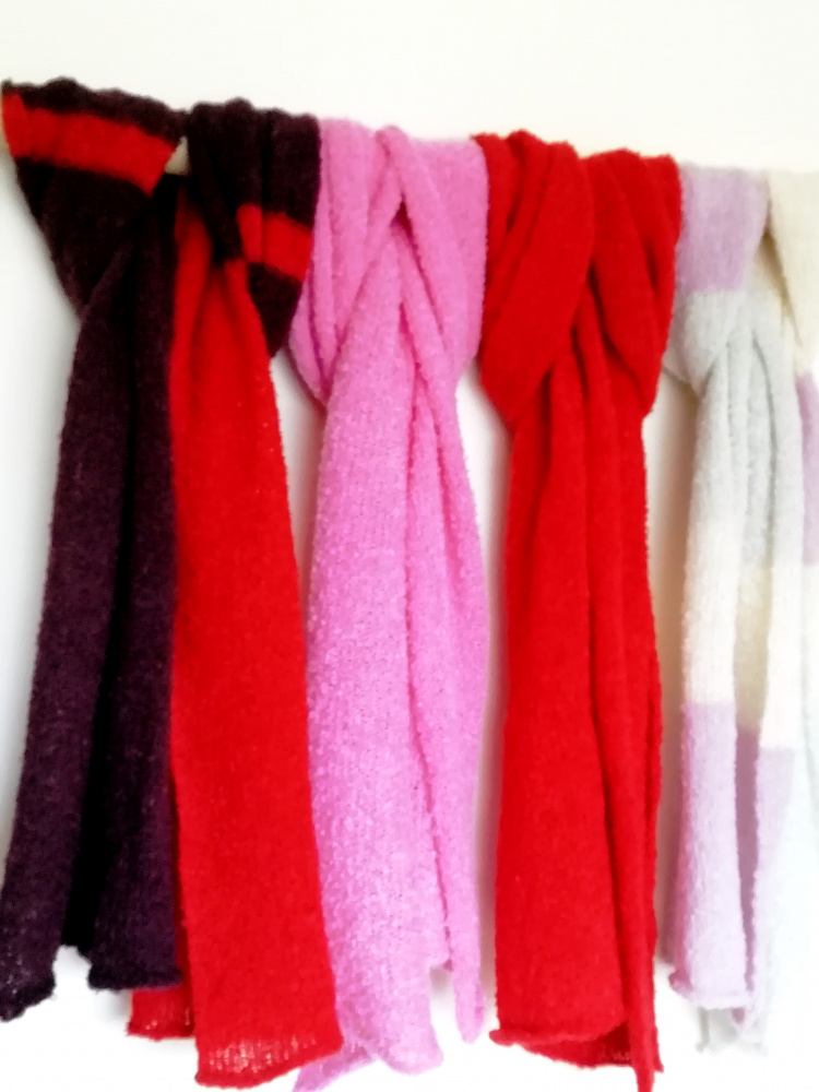 Fluffy large scarves