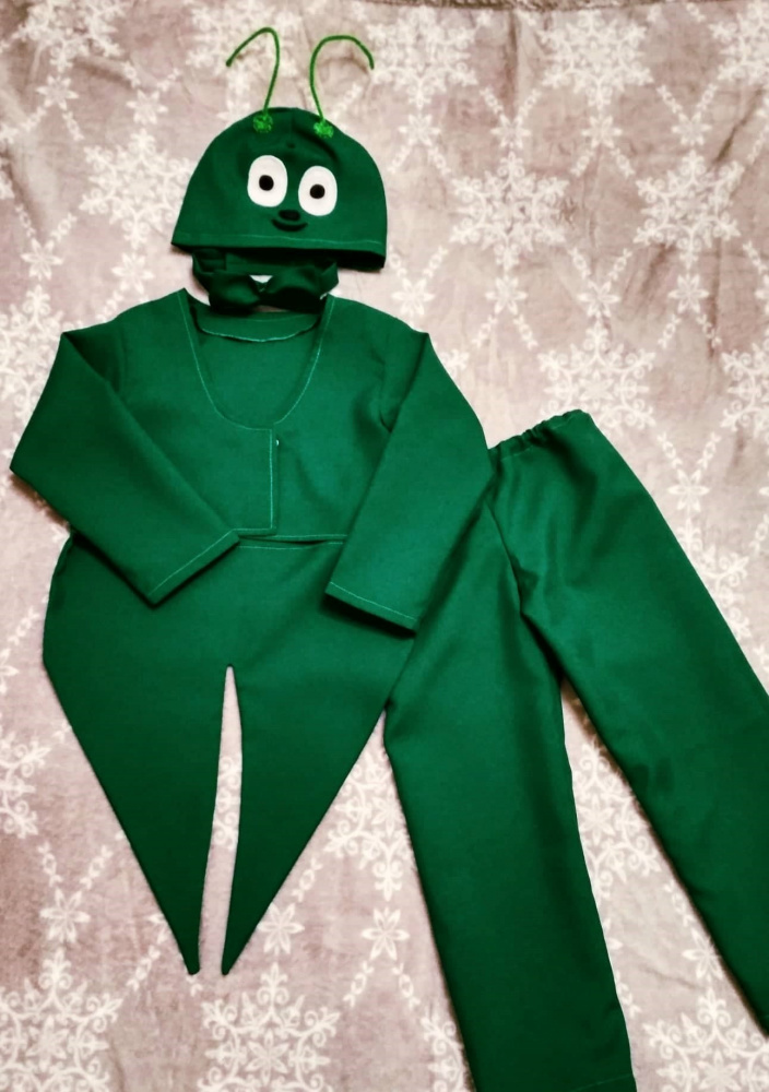 Grasshopper carnival costume for kids