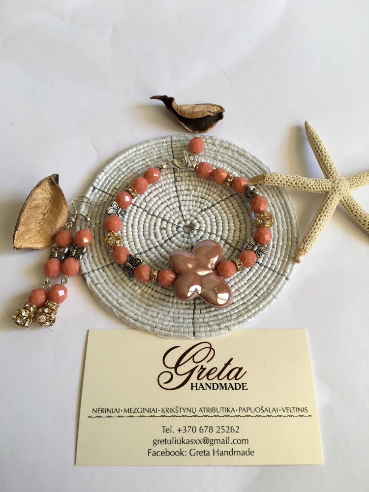 GP-881 Komplektukas - apyrankė ir auskariukai