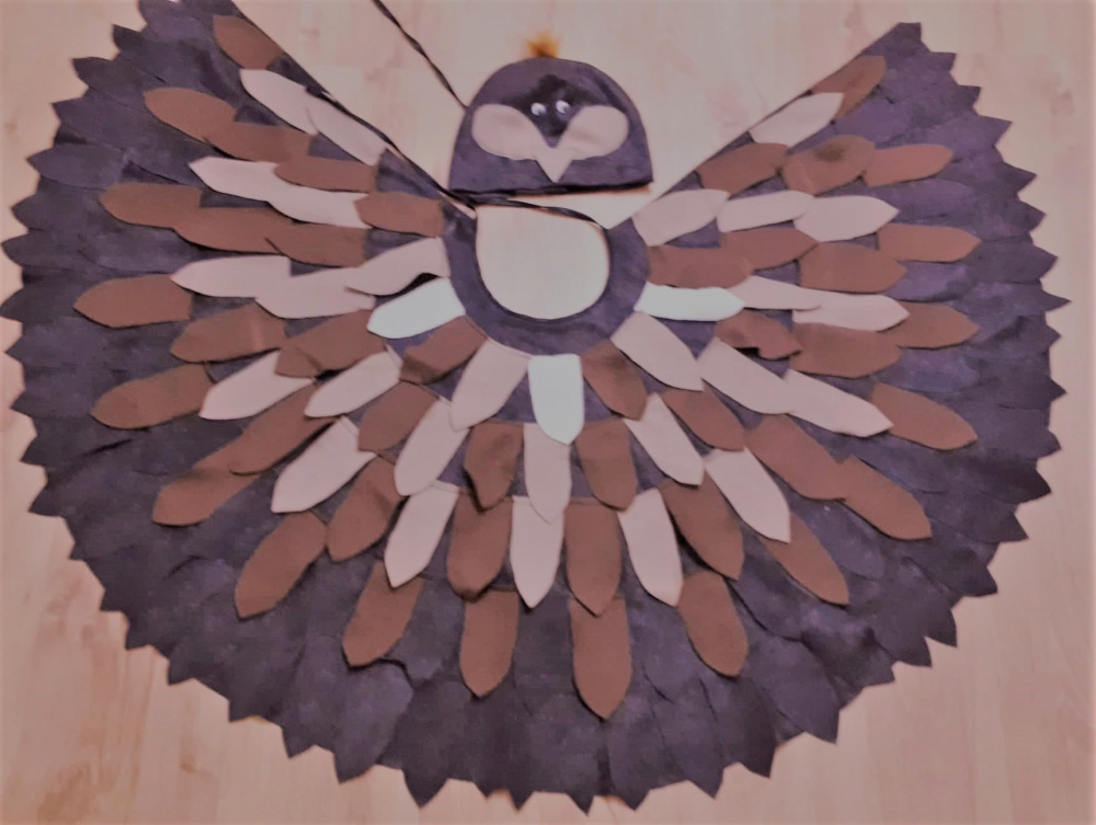 Sparrow, bird Carnival Costume for kids