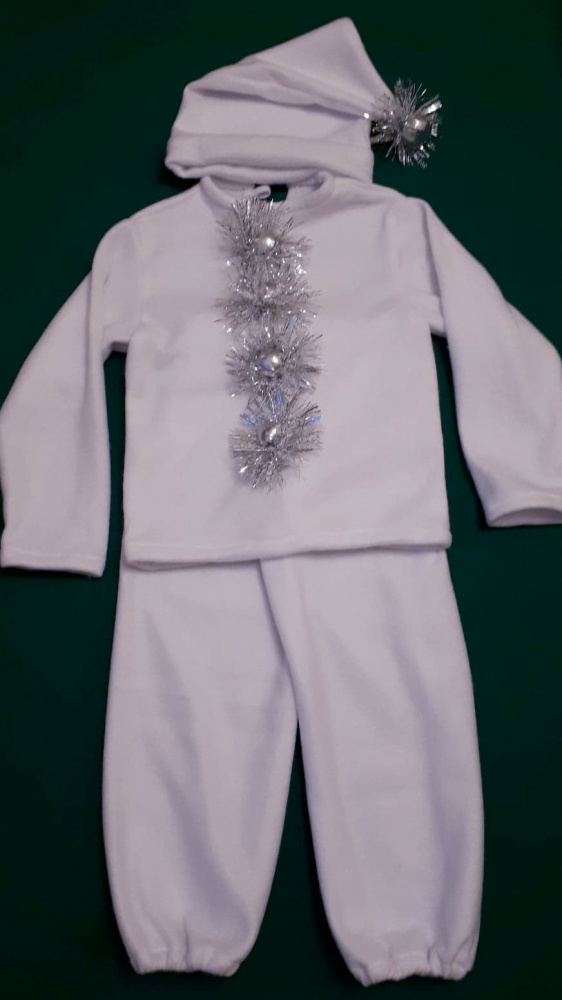 White gnome carnival costume