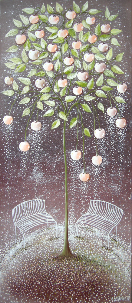 Rojaus vyšnia III 35x80, al.drobė