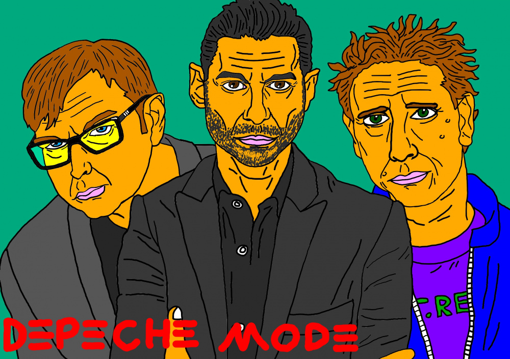 Mano meilė muzikos grupei "Depeche mode"