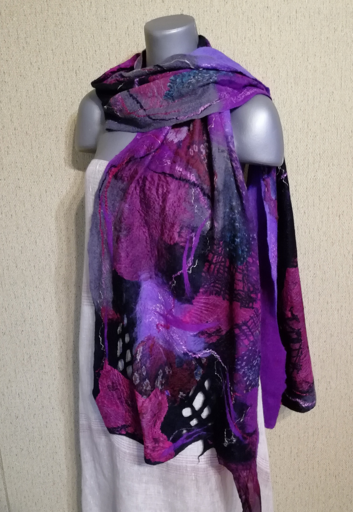 Veltas šalis " violetinis vakaras"