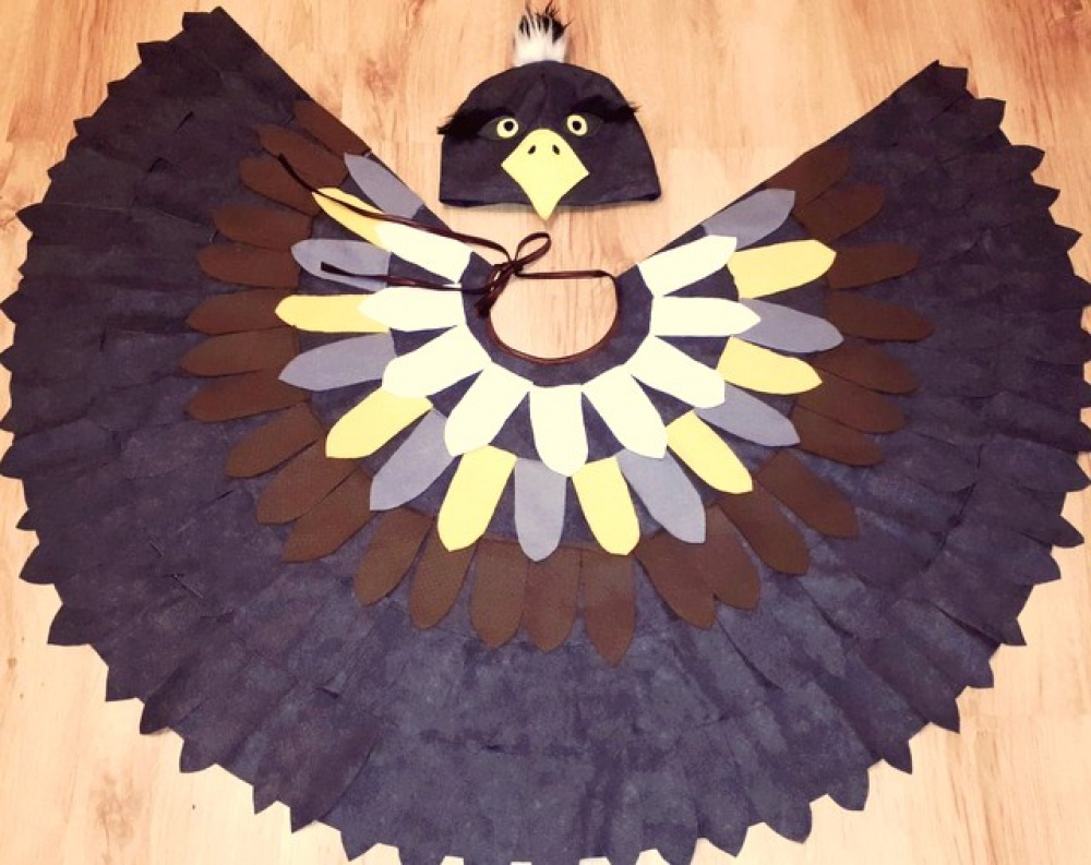 Eagle, hawk carnival costume for kids picture no. 2