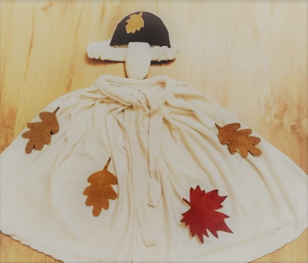 Mushroom, boletus children's costume for the autumn celebration
