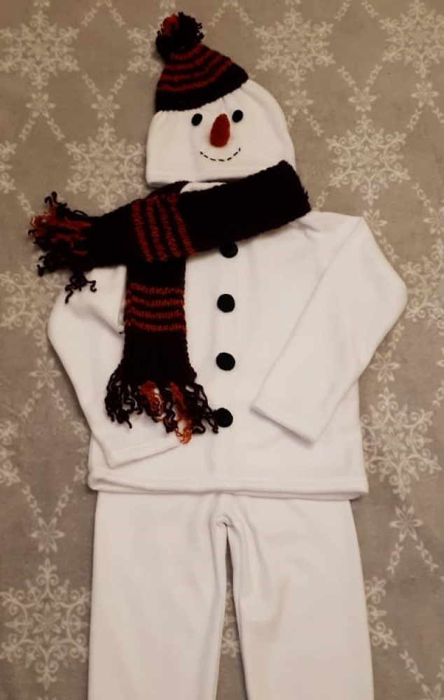 Snow man carnival costume for kids picture no. 2