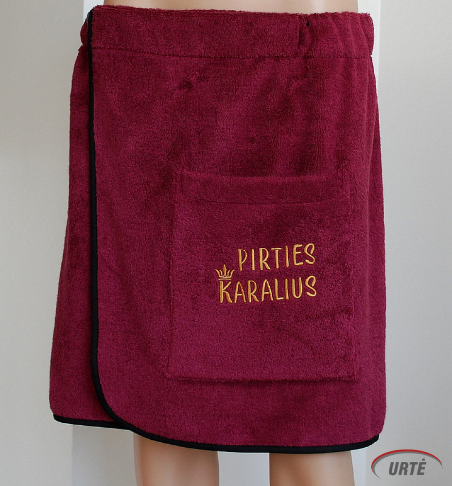 Vyriška frotinė pirties prijuostė - Pirties karalius
