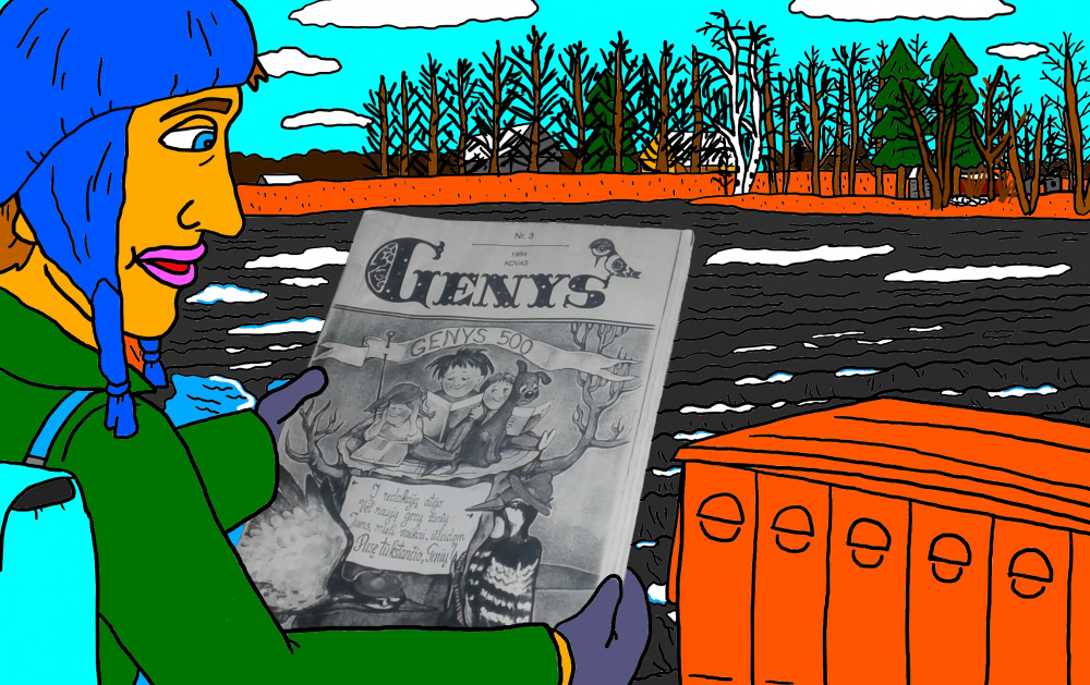 Vaikystės memuarai, susiję su žurnalu "Genys" 10