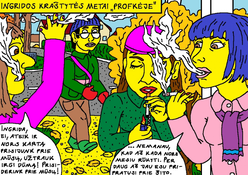 Kėžietės Ingridos Kraštytės mokymosi Kupiškio "Profkėje" metai 6